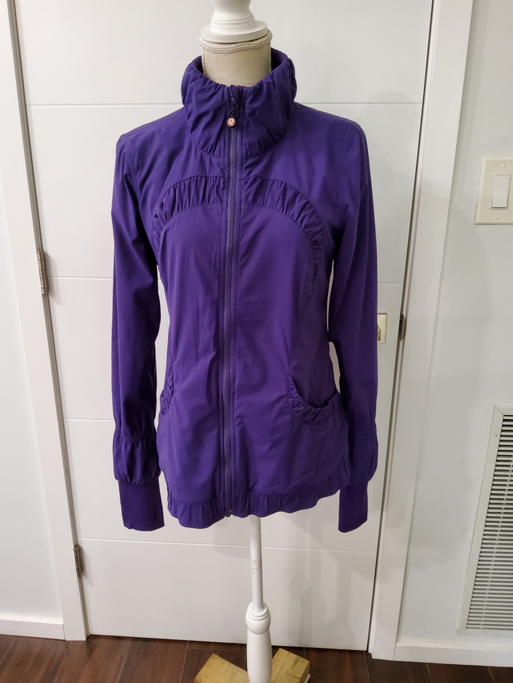 Purple Women's Lightweight Zip-Front Jacket